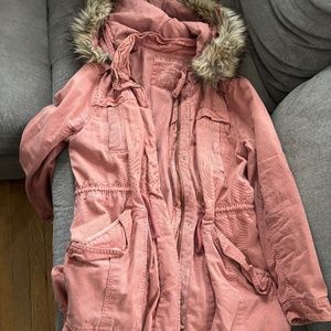 Pink Parka Jacket